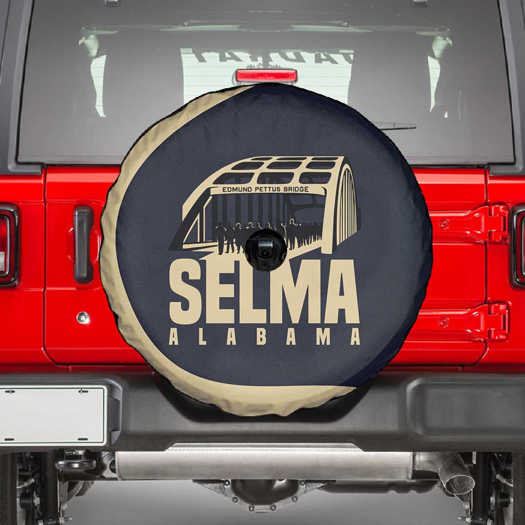 John Lewis Spare Tire Cover with Selma Bridge Graphic Civil Rights and Voting Rights Tribute - Wonder Print Shop