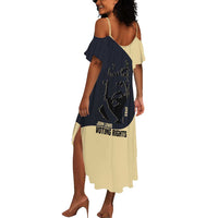 John Lewis Summer Maxi Dress with Selma Bridge Graphic Civil Rights and Voting Rights Tribute - Wonder Print Shop