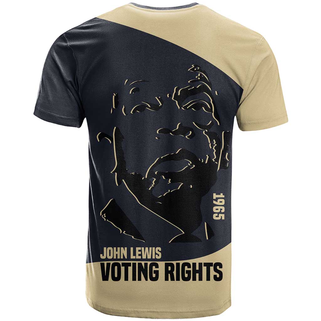 John Lewis T shirt with Selma Bridge Graphic Civil Rights and Voting Rights Tribute - Wonder Print Shop