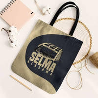John Lewis Tote Bag with Selma Bridge Graphic Civil Rights and Voting Rights Tribute - Wonder Print Shop
