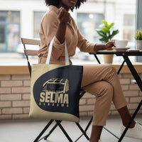 John Lewis Tote Bag with Selma Bridge Graphic Civil Rights and Voting Rights Tribute - Wonder Print Shop