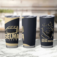 John Lewis Tumbler Cup with Selma Bridge Graphic Civil Rights and Voting Rights Tribute - Wonder Print Shop