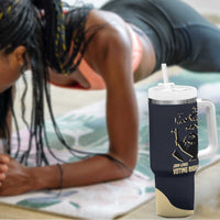 John Lewis Tumbler With Handle with Selma Bridge Graphic Civil Rights and Voting Rights Tribute - Wonder Print Shop