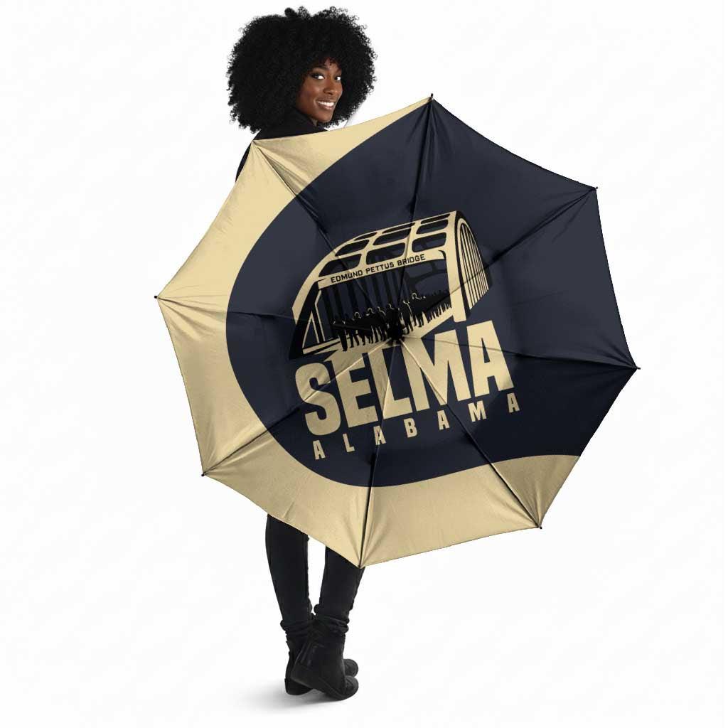 John Lewis Umbrella with Selma Bridge Graphic Civil Rights and Voting Rights Tribute - Wonder Print Shop