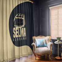 John Lewis Window Curtain with Selma Bridge Graphic Civil Rights and Voting Rights Tribute - Wonder Print Shop