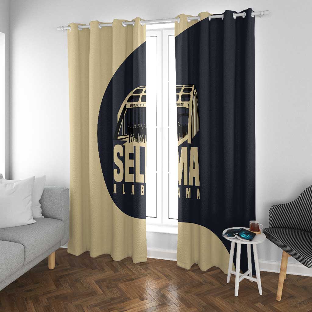 John Lewis Window Curtain with Selma Bridge Graphic Civil Rights and Voting Rights Tribute - Wonder Print Shop