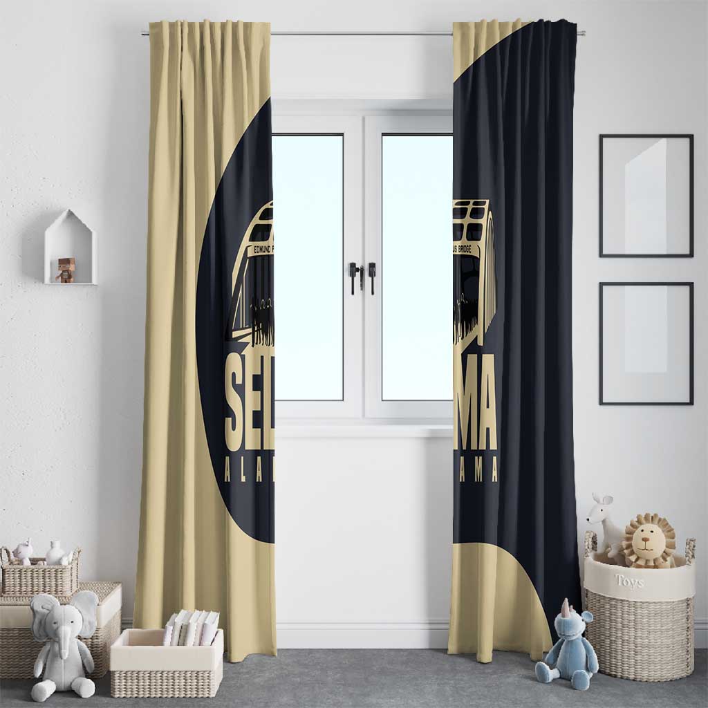 John Lewis Window Curtain with Selma Bridge Graphic Civil Rights and Voting Rights Tribute - Wonder Print Shop