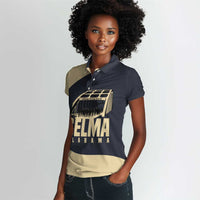 John Lewis Women Polo Shirt with Selma Bridge Graphic Civil Rights and Voting Rights Tribute - Wonder Print Shop