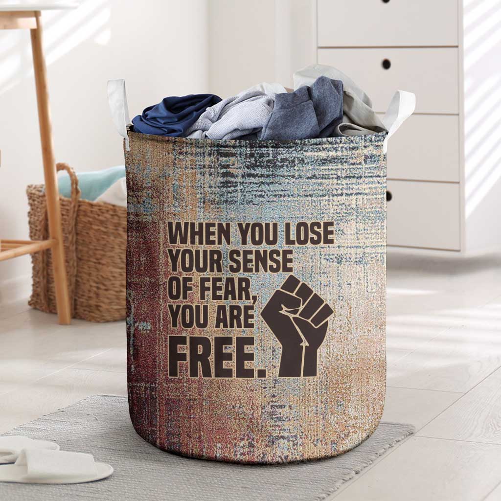 John Lewis Laundry Basket with Freedom Quote Graphic Civil Rights and Legacy Tribute - Wonder Print Shop