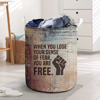 John Lewis Laundry Basket with Freedom Quote Graphic Civil Rights and Legacy Tribute - Wonder Print Shop