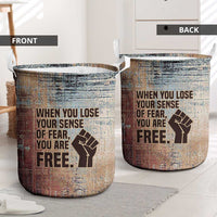 John Lewis Laundry Basket with Freedom Quote Graphic Civil Rights and Legacy Tribute - Wonder Print Shop