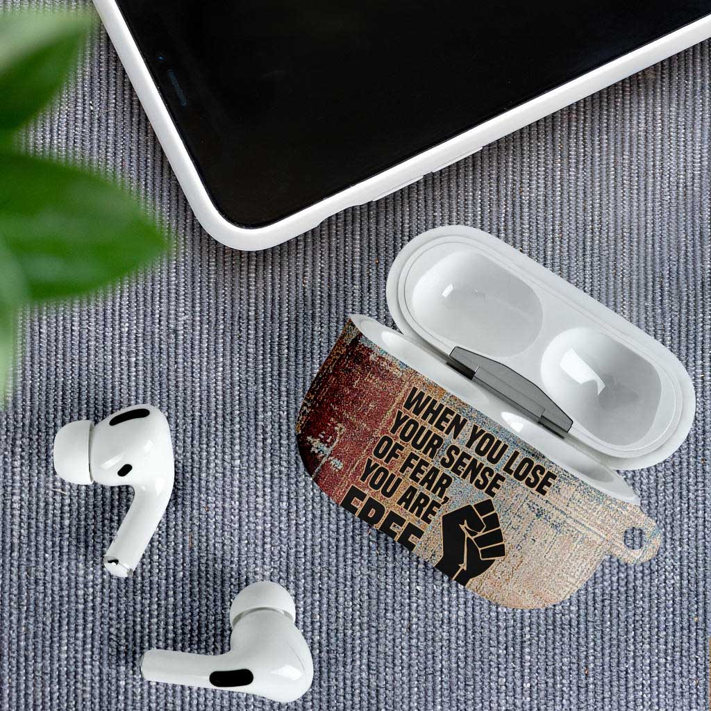 John Lewis AirPods Case with Freedom Quote Graphic Civil Rights and Legacy Tribute - Wonder Print Shop