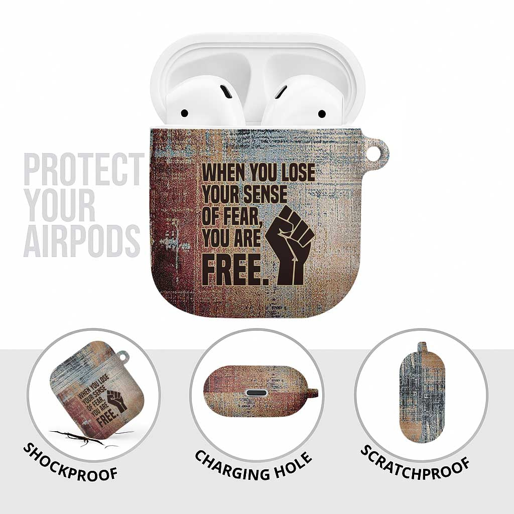 John Lewis AirPods Case with Freedom Quote Graphic Civil Rights and Legacy Tribute - Wonder Print Shop
