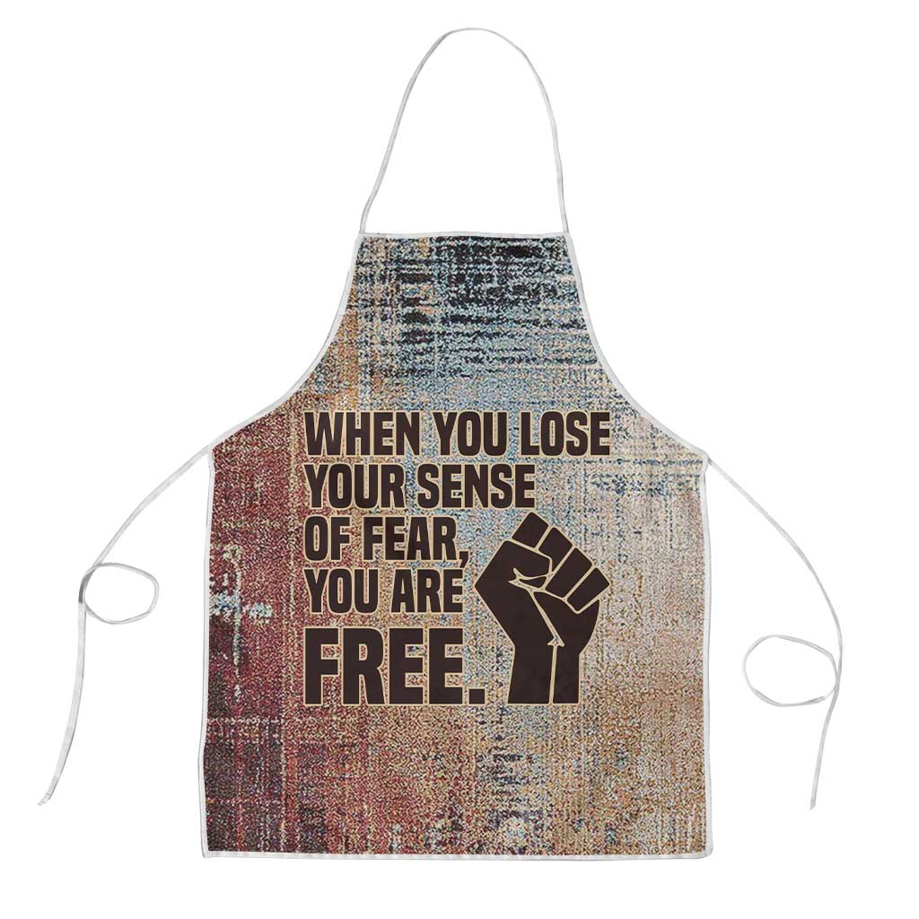 John Lewis Apron with Freedom Quote Graphic Civil Rights and Legacy Tribute - Wonder Print Shop