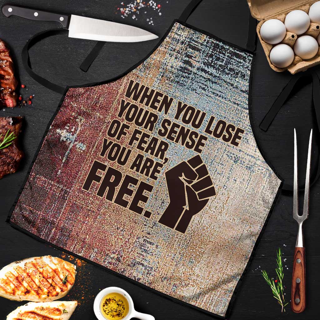 John Lewis Apron with Freedom Quote Graphic Civil Rights and Legacy Tribute - Wonder Print Shop