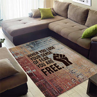 John Lewis Area Rug with Freedom Quote Graphic Civil Rights and Legacy Tribute - Wonder Print Shop