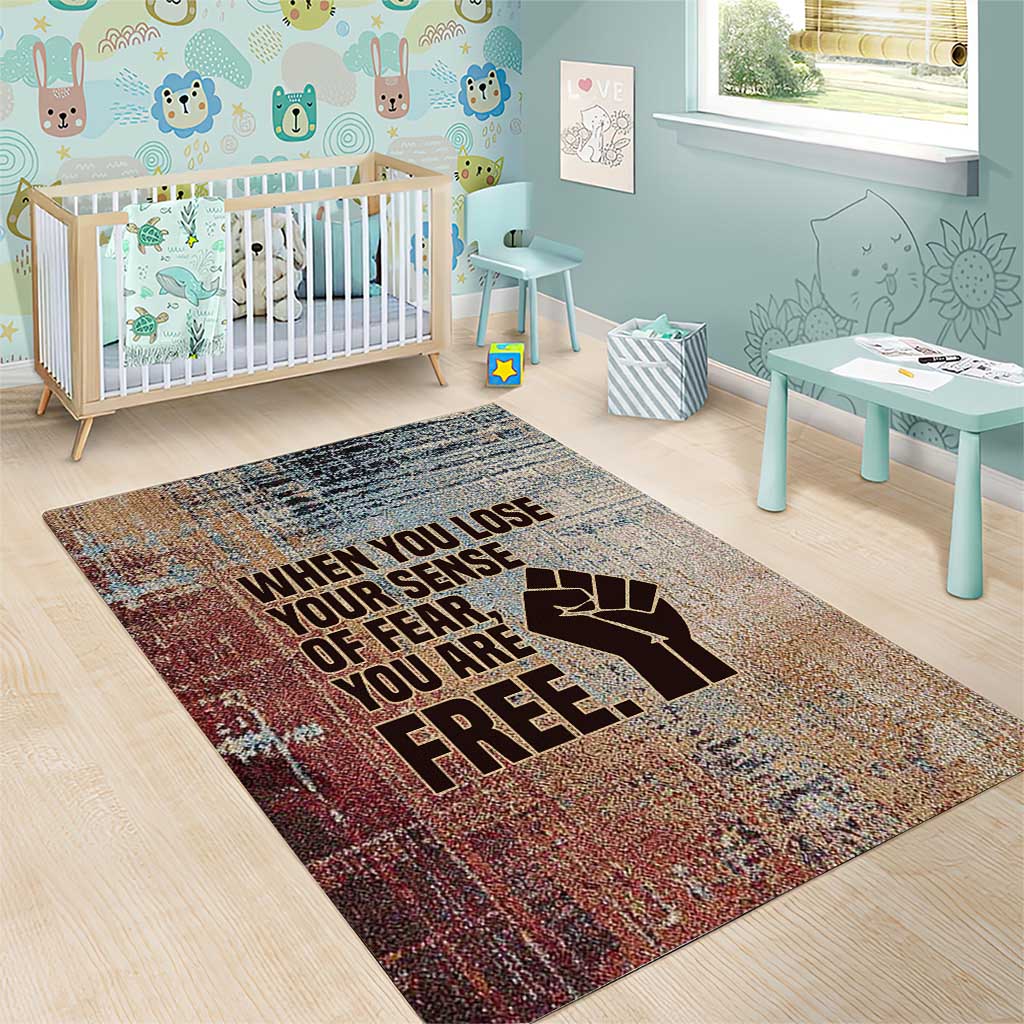 John Lewis Area Rug with Freedom Quote Graphic Civil Rights and Legacy Tribute - Wonder Print Shop