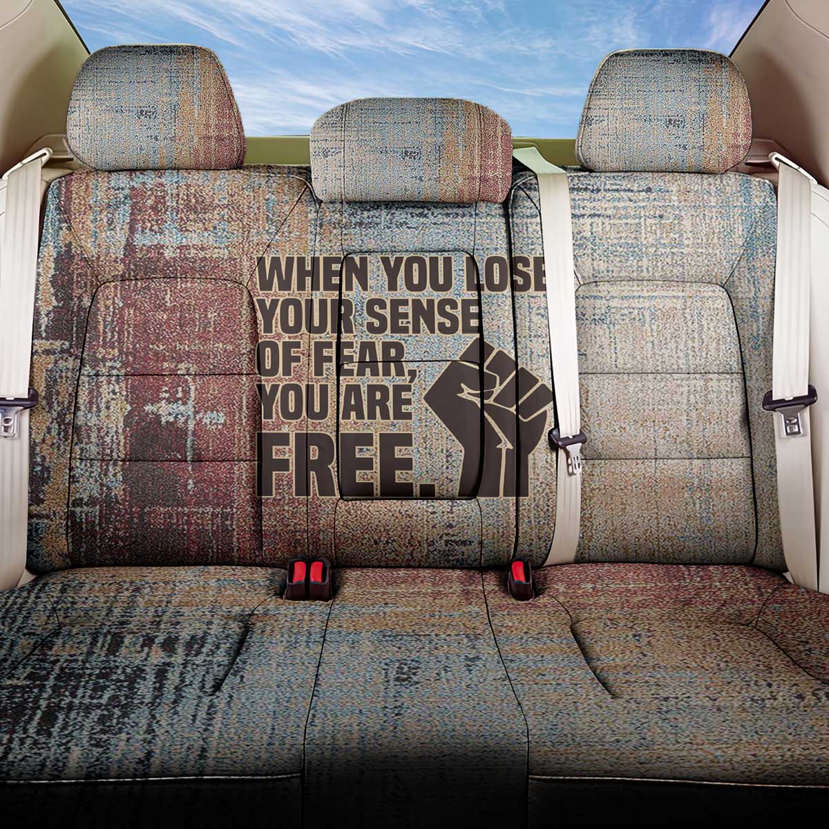 John Lewis Back Car Seat Cover with Freedom Quote Graphic Civil Rights and Legacy Tribute - Wonder Print Shop
