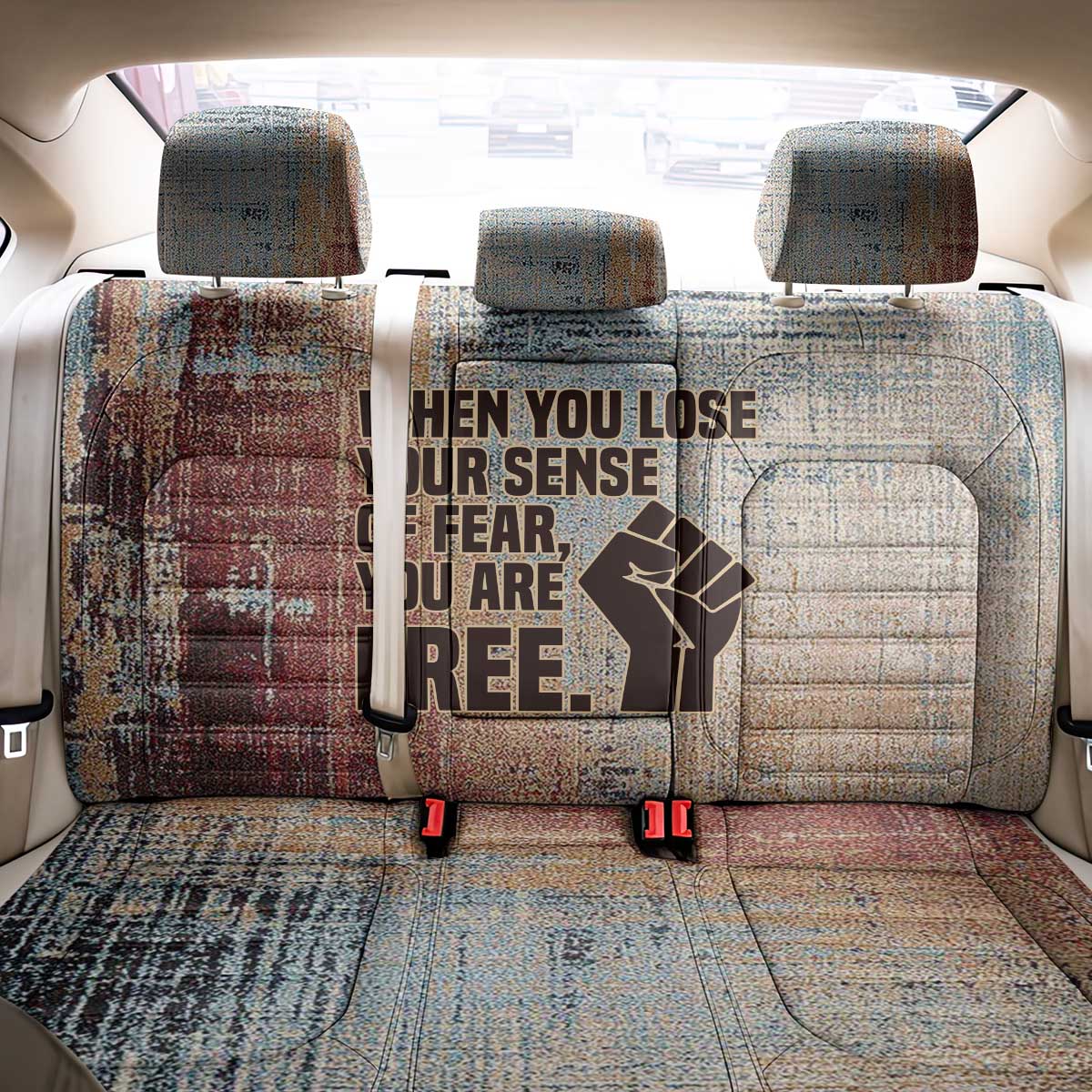 John Lewis Back Car Seat Cover with Freedom Quote Graphic Civil Rights and Legacy Tribute - Wonder Print Shop