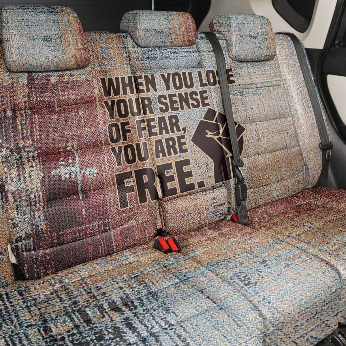 John Lewis Back Car Seat Cover with Freedom Quote Graphic Civil Rights and Legacy Tribute - Wonder Print Shop