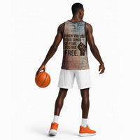 John Lewis Basketball Jersey with Freedom Quote Graphic Civil Rights and Legacy Tribute - Wonder Print Shop