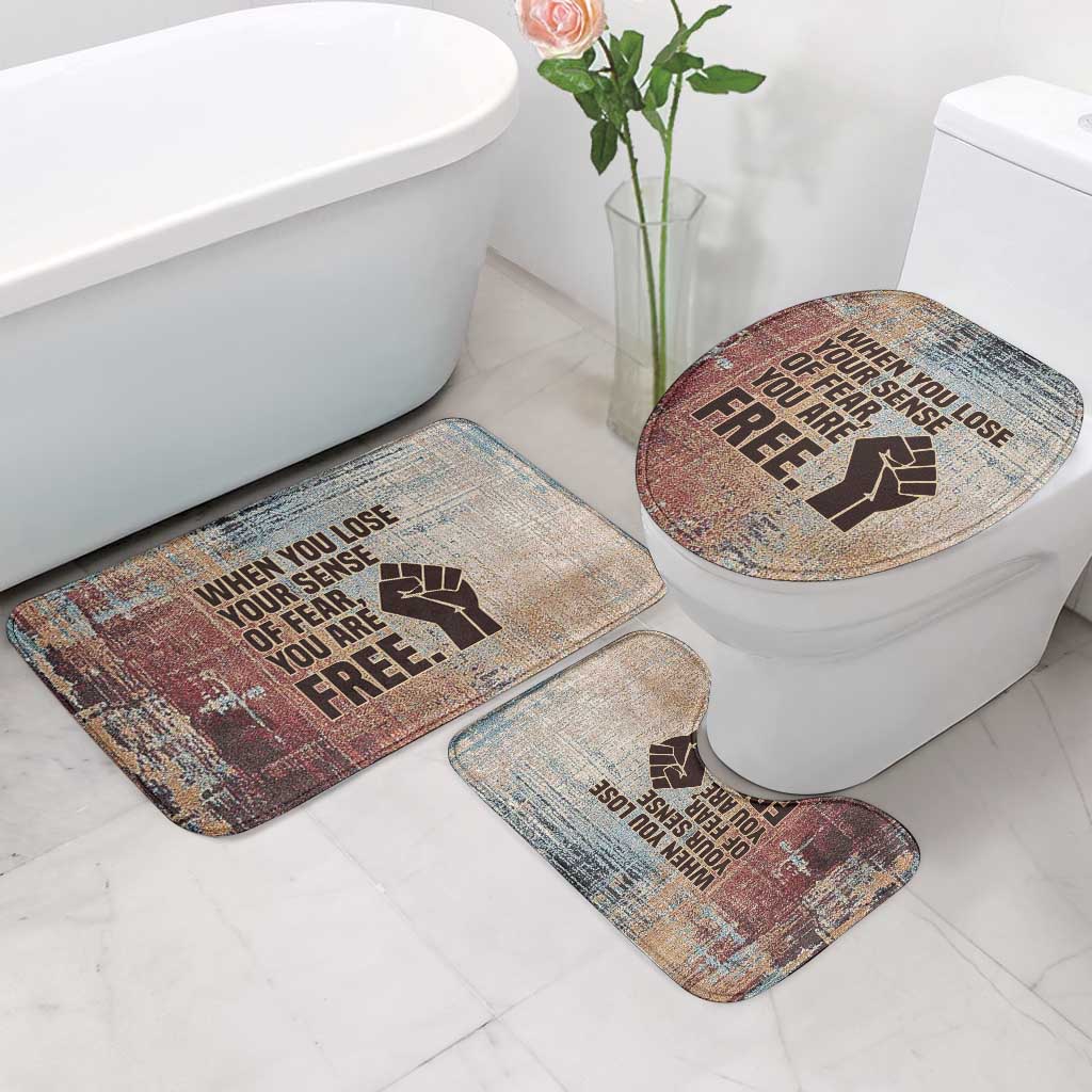 John Lewis Bathroom Set with Freedom Quote Graphic Civil Rights and Legacy Tribute - Wonder Print Shop