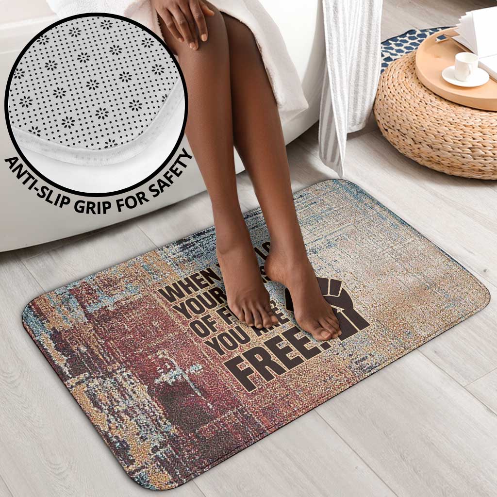John Lewis Bathroom Set with Freedom Quote Graphic Civil Rights and Legacy Tribute - Wonder Print Shop