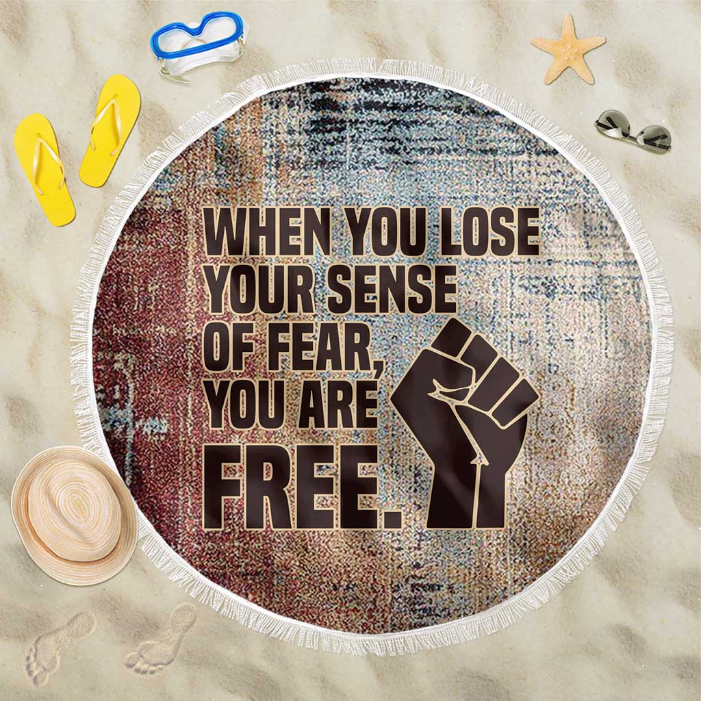 John Lewis Beach Blanket with Freedom Quote Graphic Civil Rights and Legacy Tribute - Wonder Print Shop