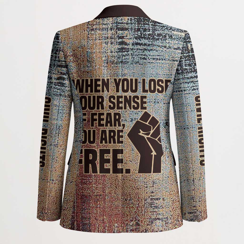 John Lewis Blazer with Freedom Quote Graphic Civil Rights and Legacy Tribute - Wonder Print Shop