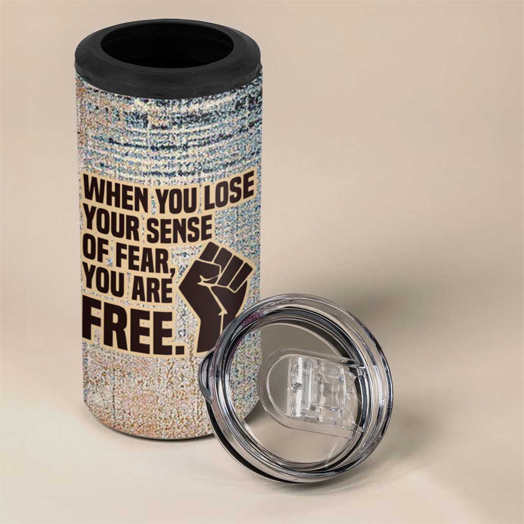 John Lewis 4 in 1 Can Cooler Tumbler with Freedom Quote Graphic Civil Rights and Legacy Tribute - Wonder Print Shop