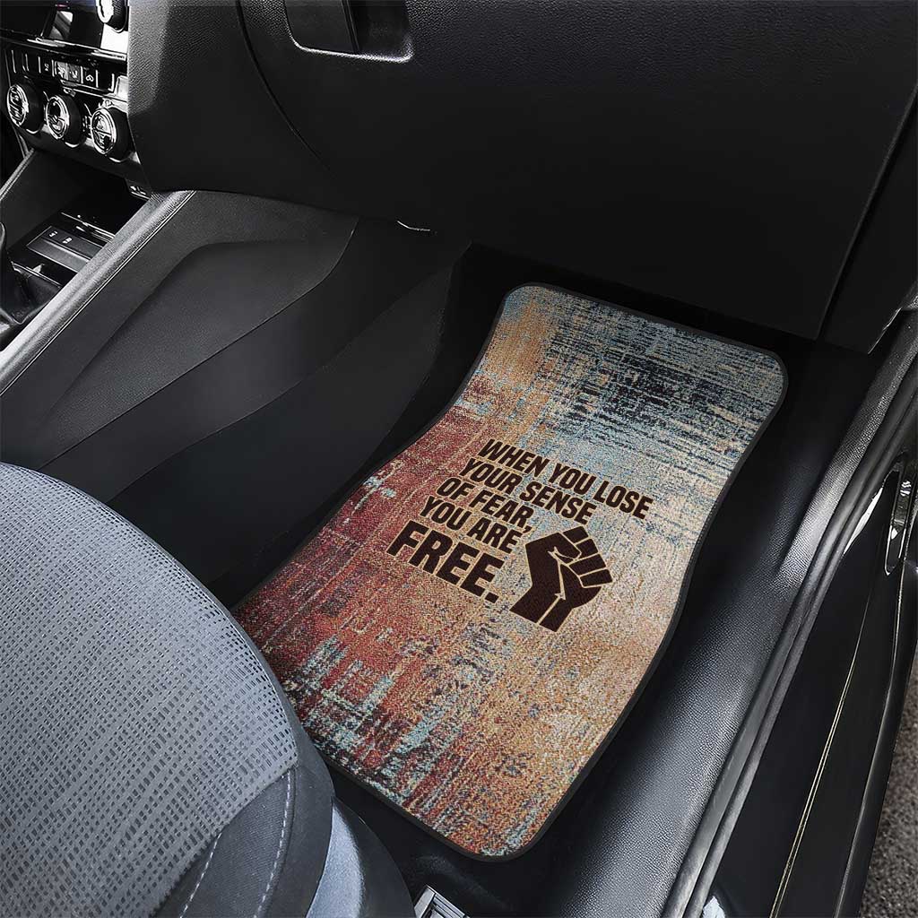 John Lewis Car Mats with Freedom Quote Graphic Civil Rights and Legacy Tribute - Wonder Print Shop
