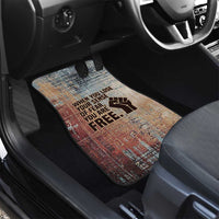 John Lewis Car Mats with Freedom Quote Graphic Civil Rights and Legacy Tribute - Wonder Print Shop