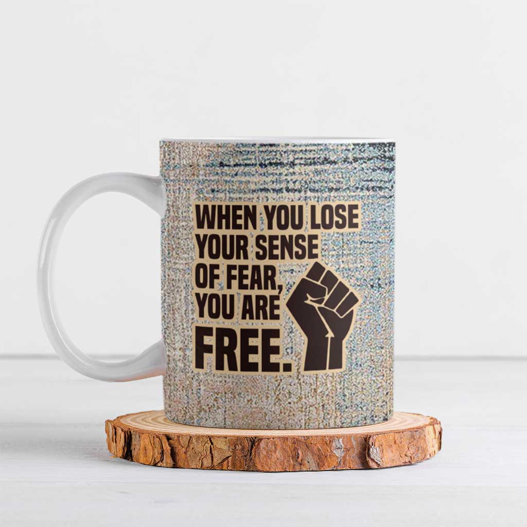 John Lewis Ceramic Mug with Freedom Quote Graphic Civil Rights and Legacy Tribute - Wonder Print Shop