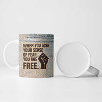 John Lewis Ceramic Mug with Freedom Quote Graphic Civil Rights and Legacy Tribute - Wonder Print Shop