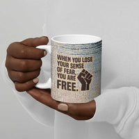 John Lewis Ceramic Mug with Freedom Quote Graphic Civil Rights and Legacy Tribute - Wonder Print Shop
