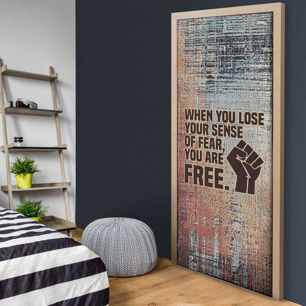 John Lewis Door Cover with Freedom Quote Graphic Civil Rights and Legacy Tribute - Wonder Print Shop