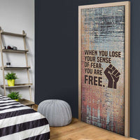 John Lewis Door Cover with Freedom Quote Graphic Civil Rights and Legacy Tribute - Wonder Print Shop