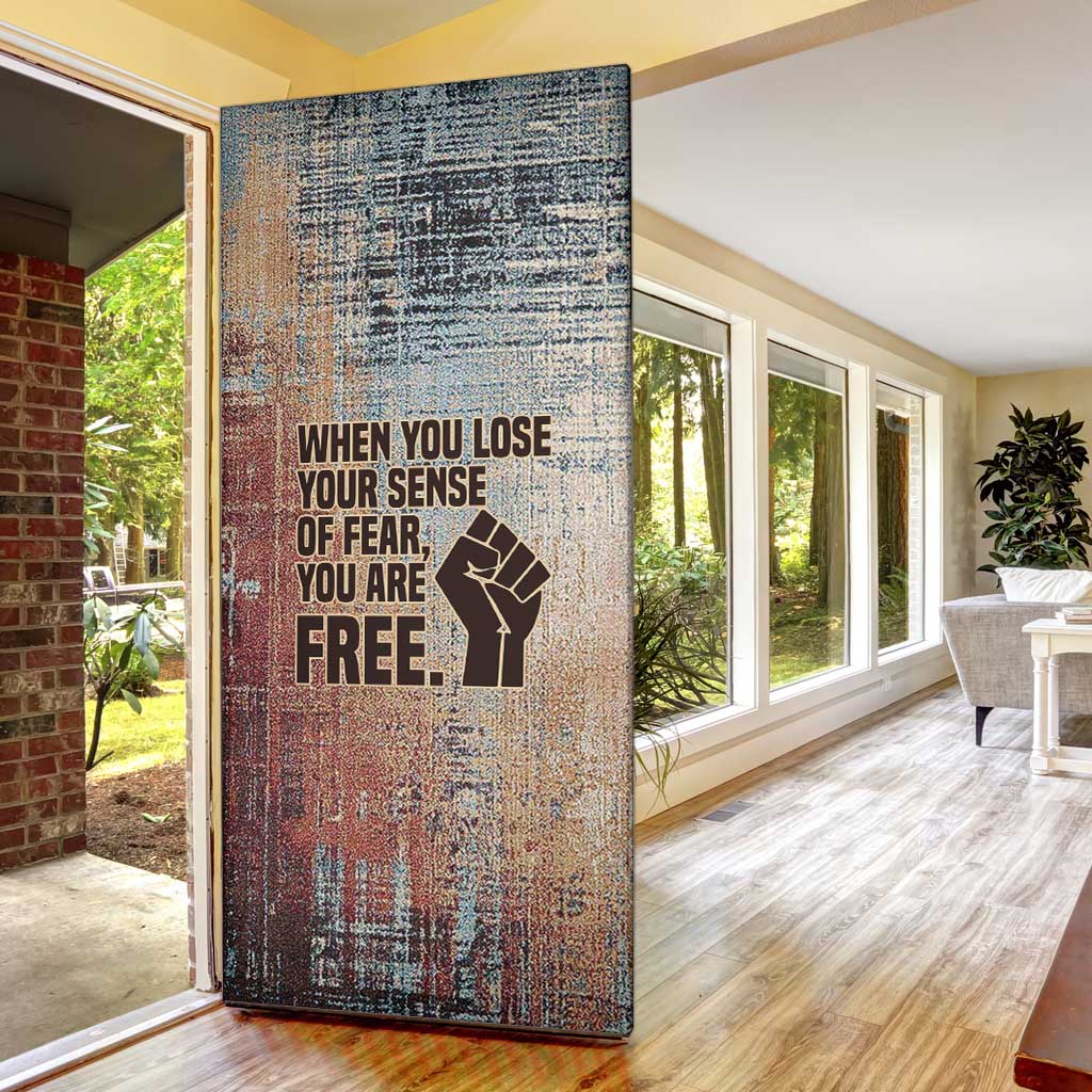 John Lewis Door Cover with Freedom Quote Graphic Civil Rights and Legacy Tribute - Wonder Print Shop