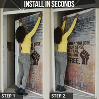 John Lewis Door Cover with Freedom Quote Graphic Civil Rights and Legacy Tribute - Wonder Print Shop