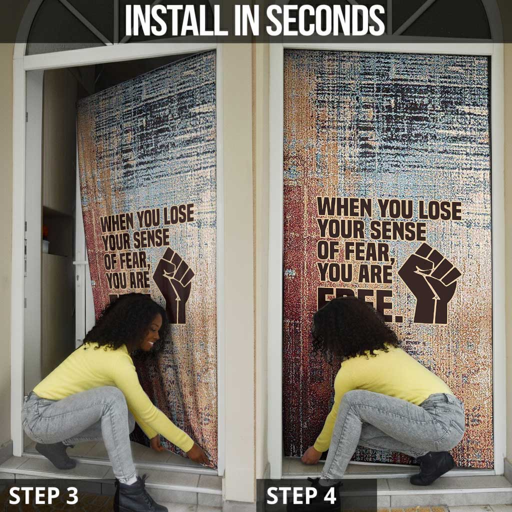 John Lewis Door Cover with Freedom Quote Graphic Civil Rights and Legacy Tribute - Wonder Print Shop