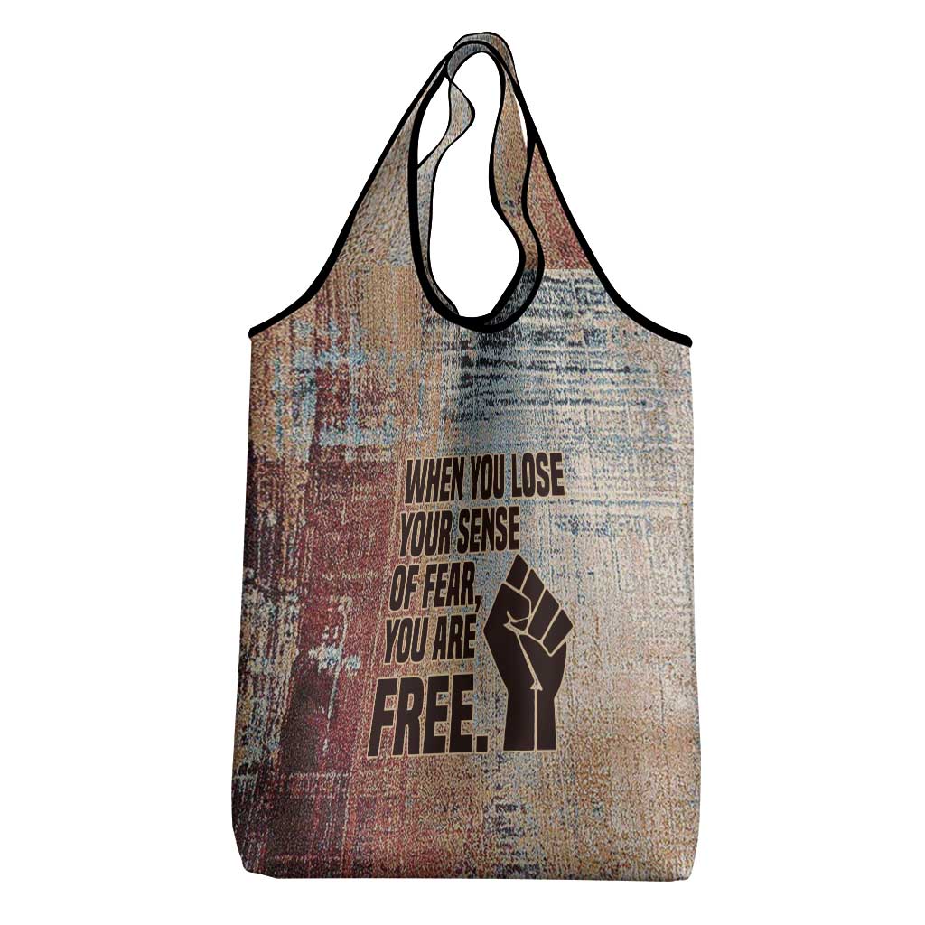 John Lewis Grocery Bag with Freedom Quote Graphic Civil Rights and Legacy Tribute - Wonder Print Shop