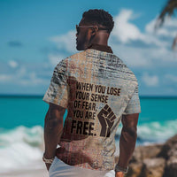 John Lewis Hawaiian Shirt with Freedom Quote Graphic Civil Rights and Legacy Tribute - Wonder Print Shop
