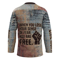 John Lewis Hockey Jersey with Freedom Quote Graphic Civil Rights and Legacy Tribute - Wonder Print Shop