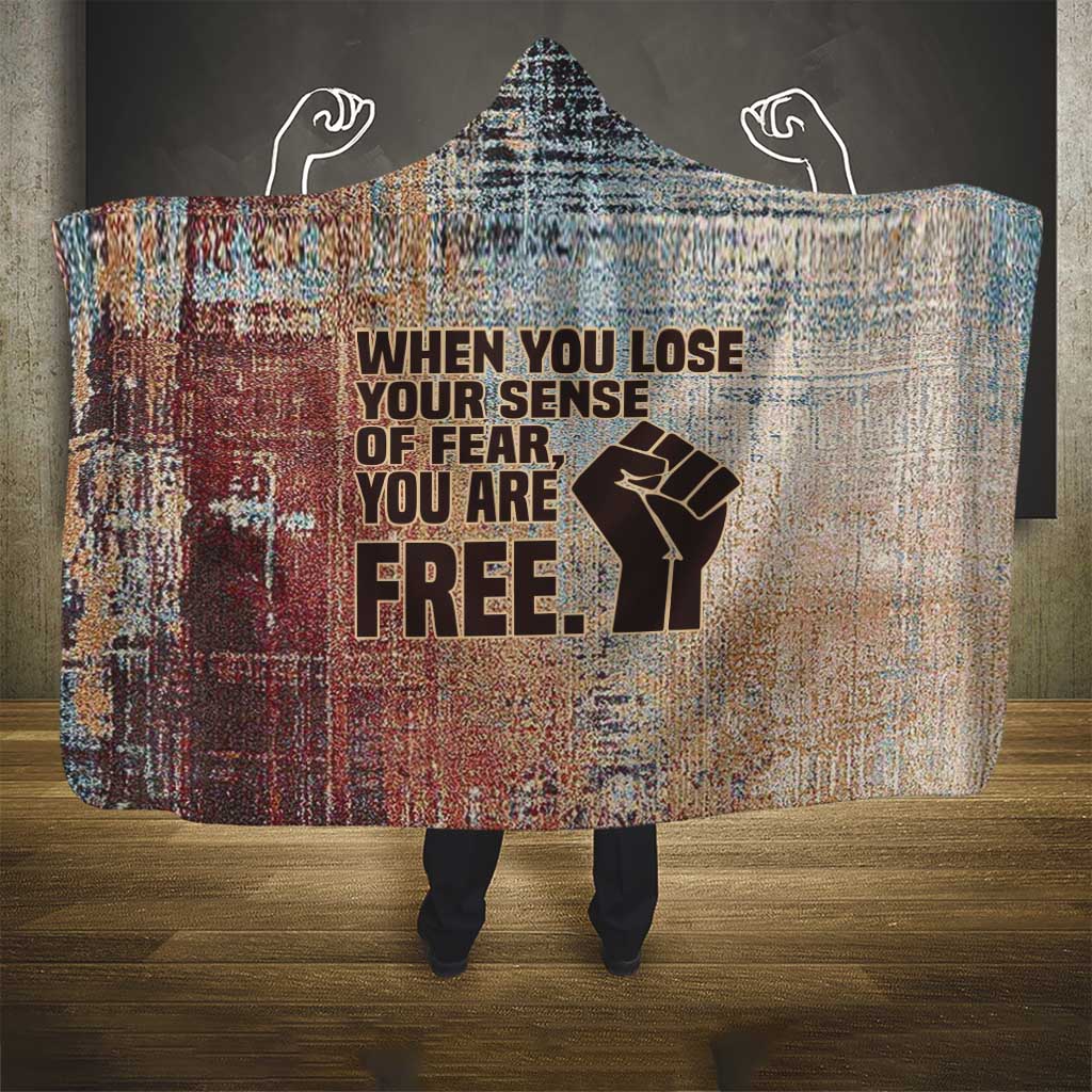 John Lewis Hooded Blanket with Freedom Quote Graphic Civil Rights and Legacy Tribute - undefined