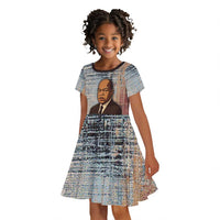John Lewis Kid Short Sleeve Dress with Freedom Quote Graphic Civil Rights and Legacy Tribute - Wonder Print Shop