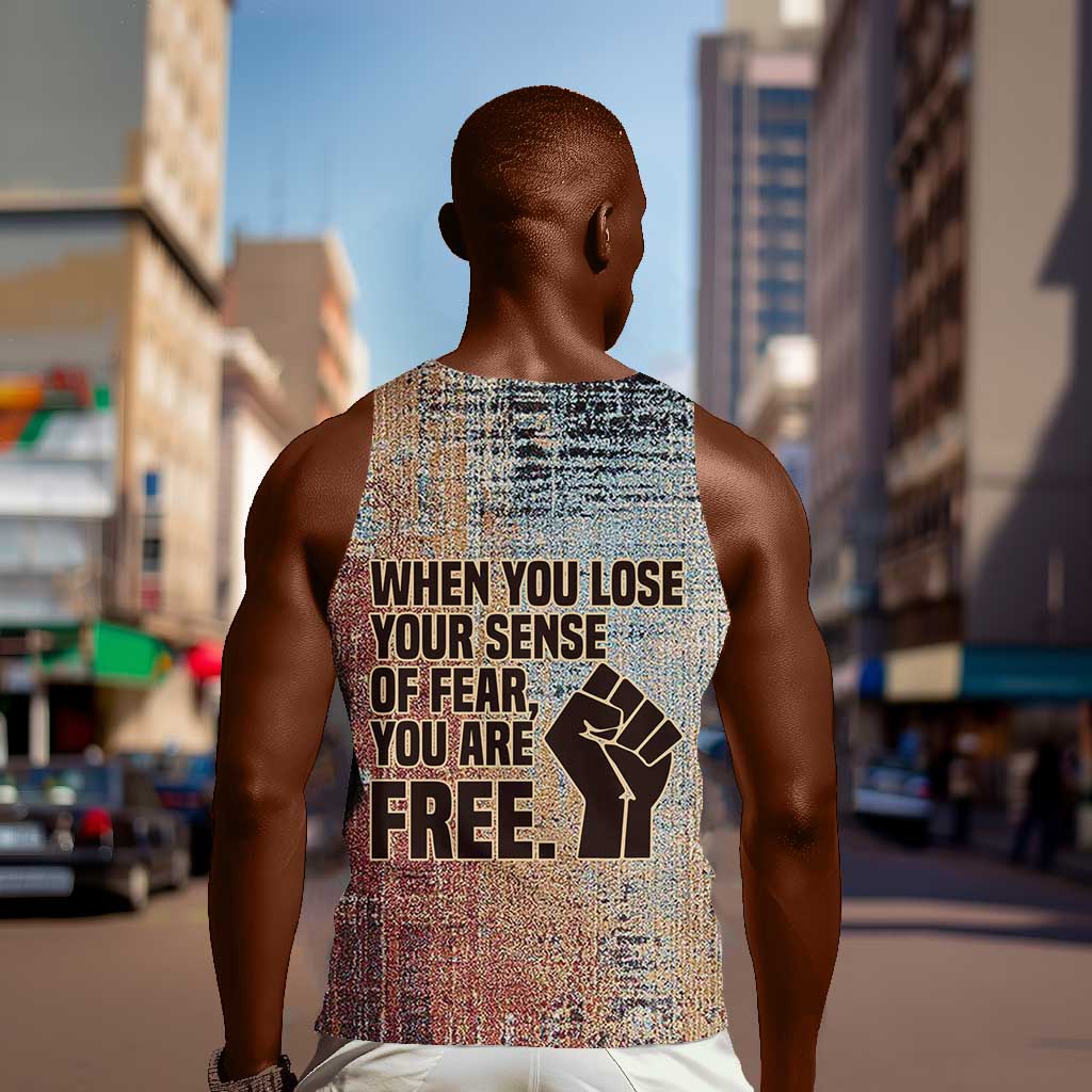 John Lewis Men Tank Top with Freedom Quote Graphic Civil Rights and Legacy Tribute - Wonder Print Shop