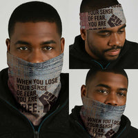 John Lewis Neck Gaiter with Freedom Quote Graphic Civil Rights and Legacy Tribute - Wonder Print Shop