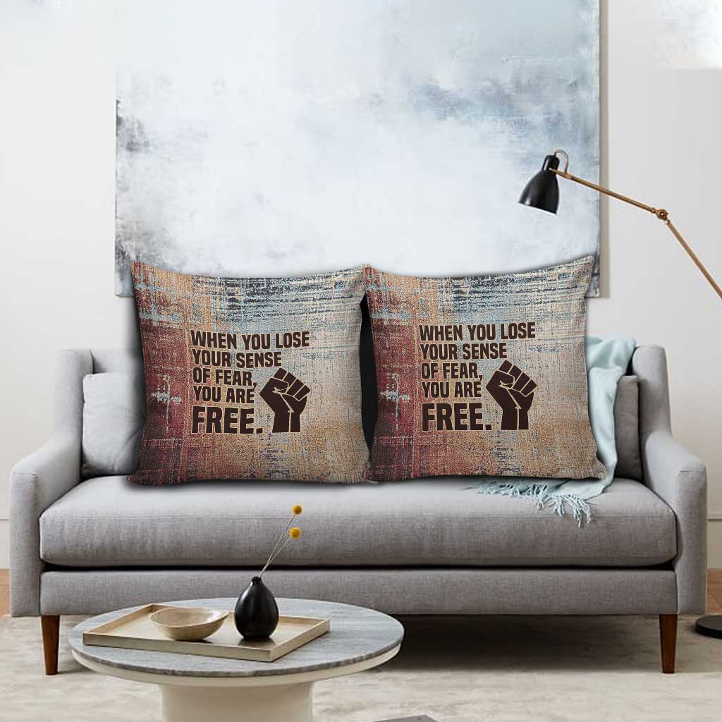 John Lewis Pillow Cover with Freedom Quote Graphic Civil Rights and Legacy Tribute - Wonder Print Shop