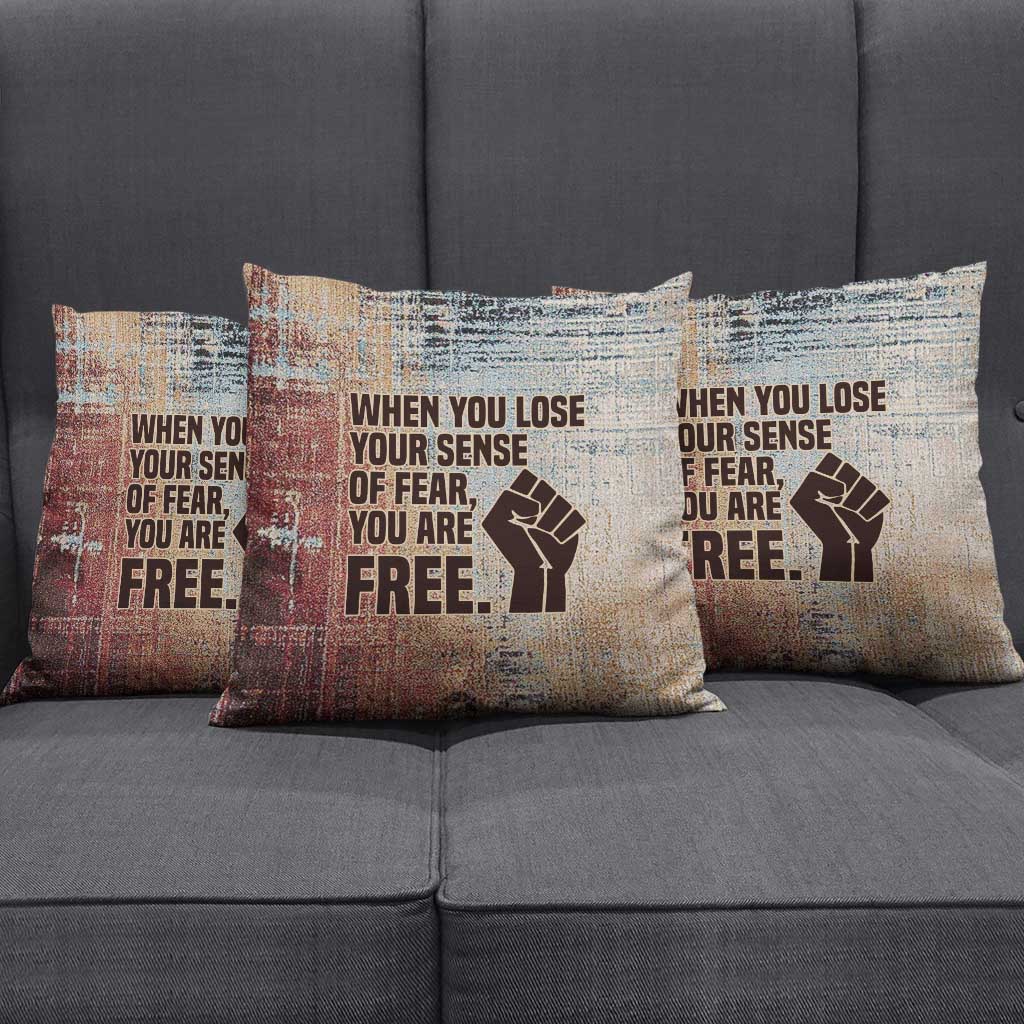 John Lewis Pillow Cover with Freedom Quote Graphic Civil Rights and Legacy Tribute - Wonder Print Shop