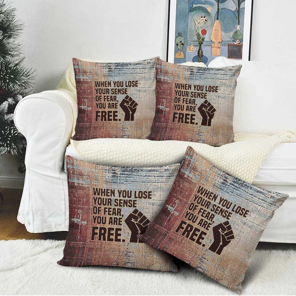 John Lewis Pillow Cover with Freedom Quote Graphic Civil Rights and Legacy Tribute - Wonder Print Shop